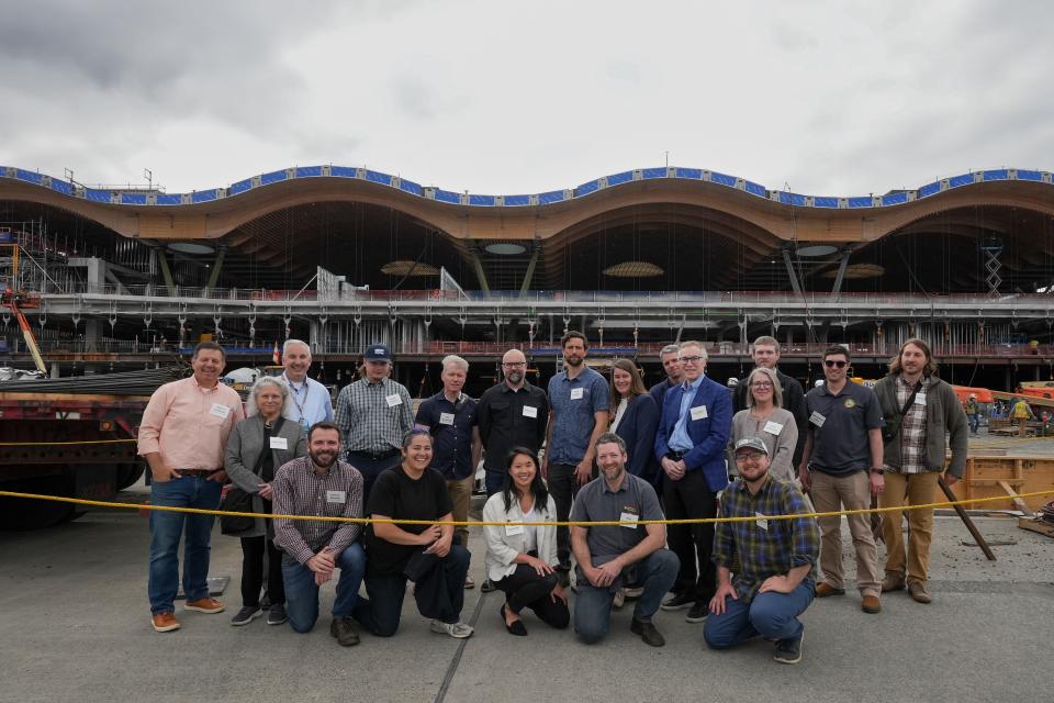 Group photo of Forest to Frame Tour participants